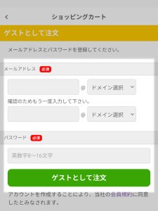NLS-メールアドレスの入力